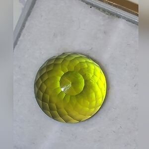 Loose Gemstone 4.75 Ct Green Topaz Round Shape